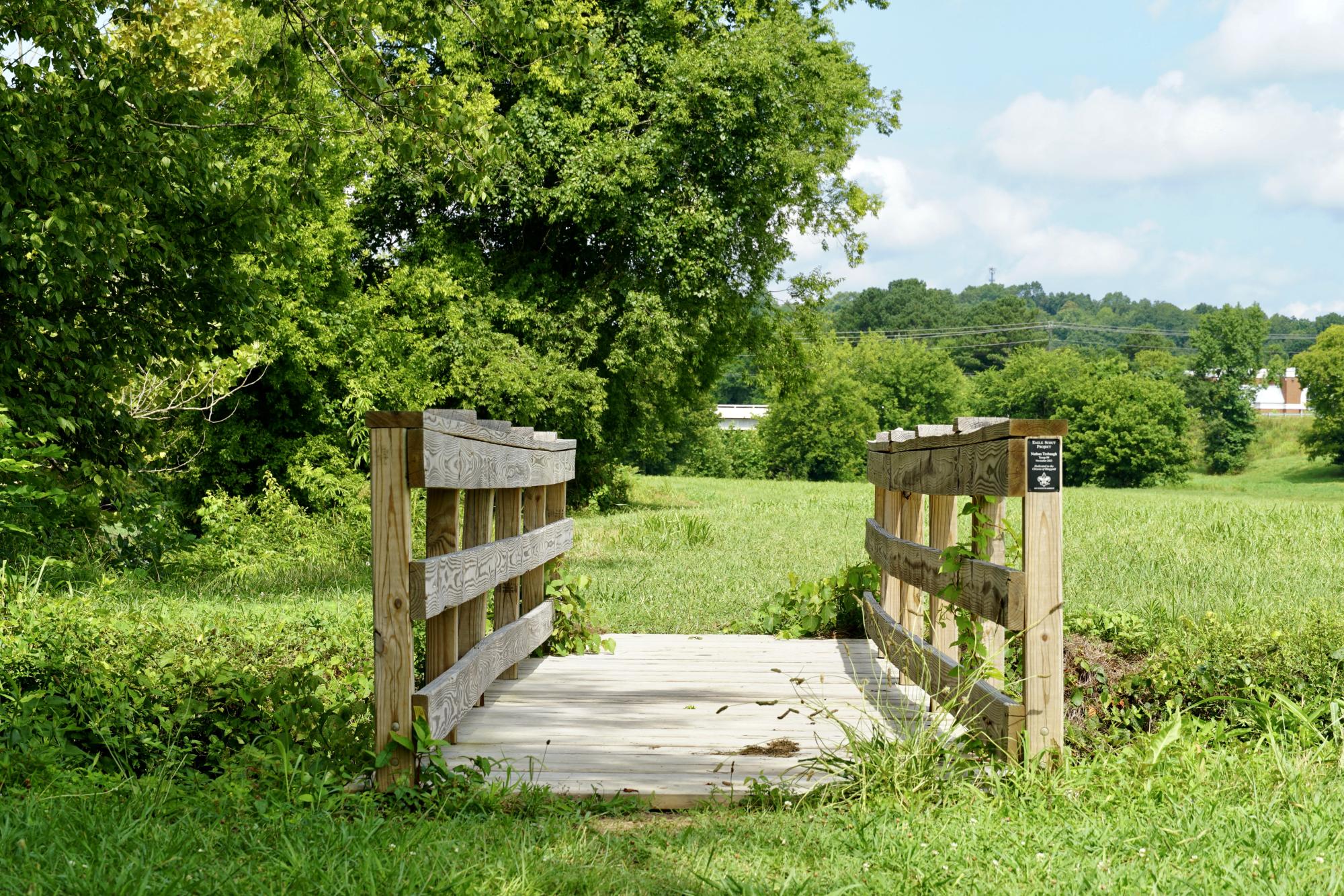 Small walking bridge